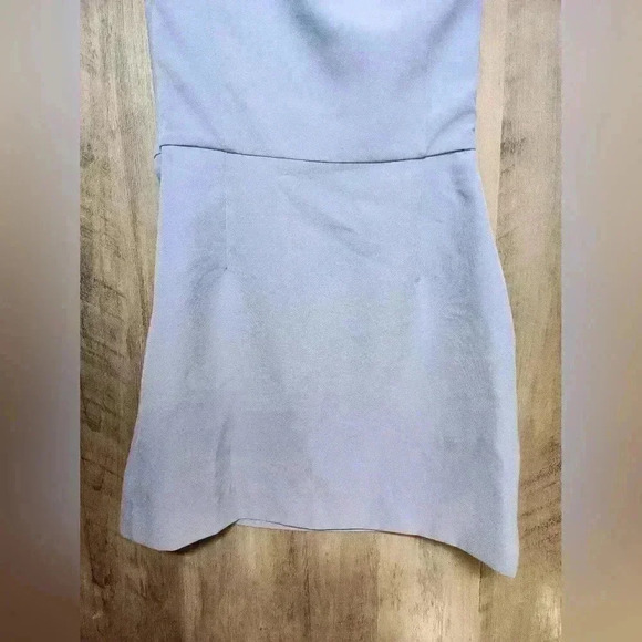 NBD Revolve Aldon One Shoulder Asymmetrical Mini Dress In Periwinkle Blue Small - Picture 9 of 11
